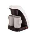 Coffee Machine for Two Cups - White
