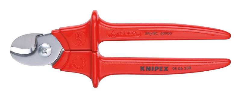 Knipex (95 06 230) Cable Cutter, 16mm Capacity, VDE Handles, 230mm