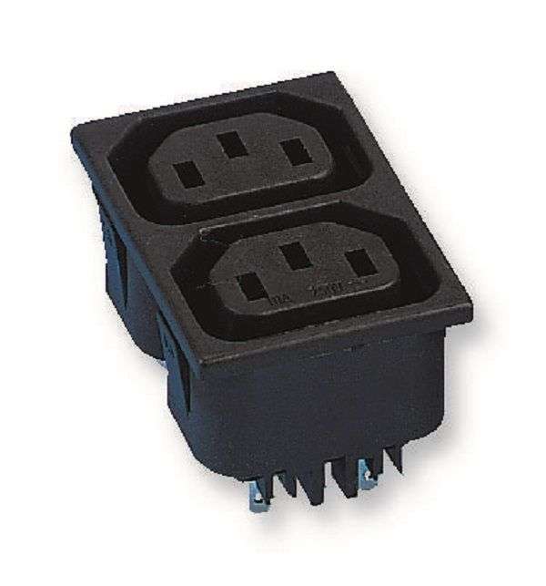 Bulgin Limited (PX0714/2/15/28) IEC Power Connector, IEC C13 Outlet, 15A