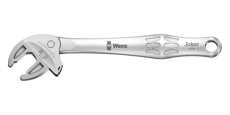 Wera (6004 JOKER L) Adjustable Spanner, 16mm-19mm, L 224mm