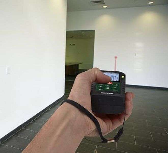 Extech (DT40M) Laser Distance Meter, 0.05m to 40m, 2mm, LCD