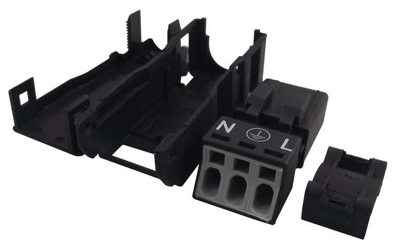 Wago (890-113) Rectangular Connector, 3 Contacts, Plug, Crimp, 1 Row