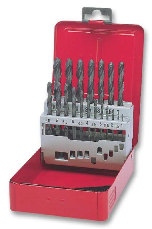 Ruko (205212) Drill Bit Set, 1 mm - 10 mm, 19 Piece