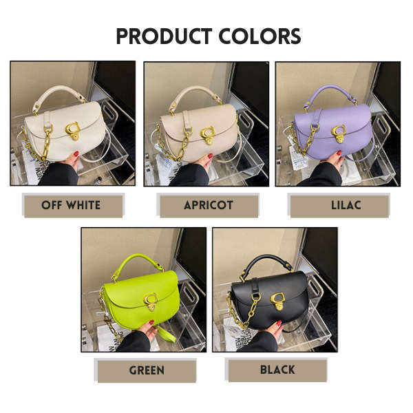 2023 HG Texture Shoulder Bag - White