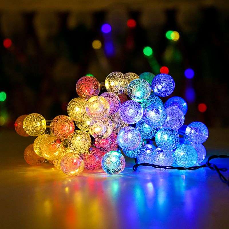 Solar Power LED String Fairy Lights 9.5M RGB