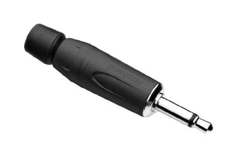 Amphenol (KM2PBAU) Phone Audio Connector, Mono, 2 Contacts, Plug, 3.5 mm
