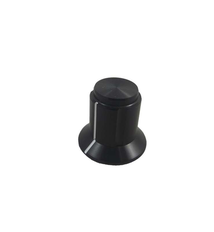 Multicomp Pro (KB00046) Knob, Round Shaft, 6.4 mm, Aluminium