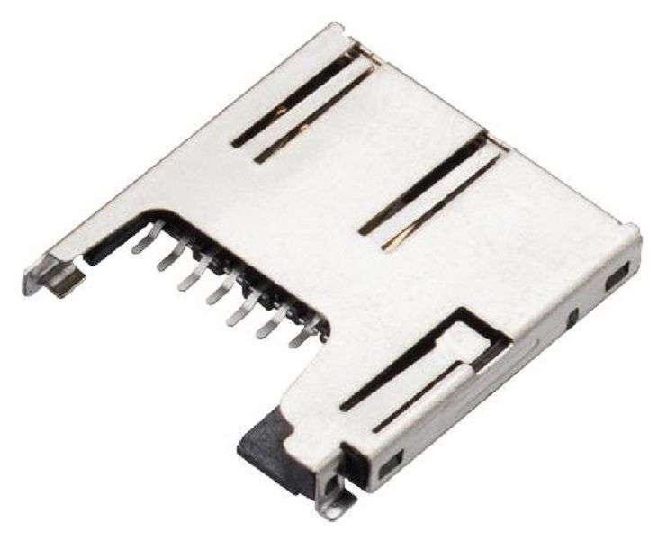 Wurth Elektronik (693071010811)Memory Card Connector, MicroSD, 8 Contacts