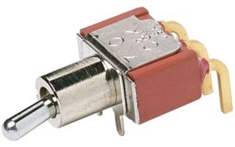 C&K Components (7101MD9ABE) Toggle Switch, On-None-On, SPDT