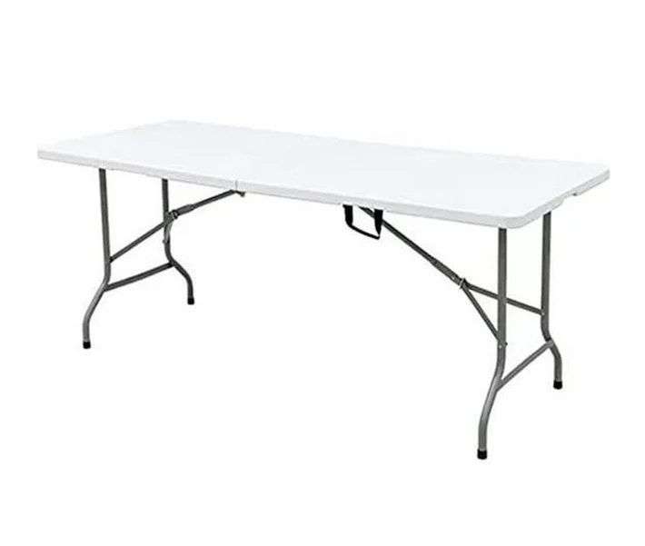 1.8M Folding Trestle Table 180X74X74 CM - White