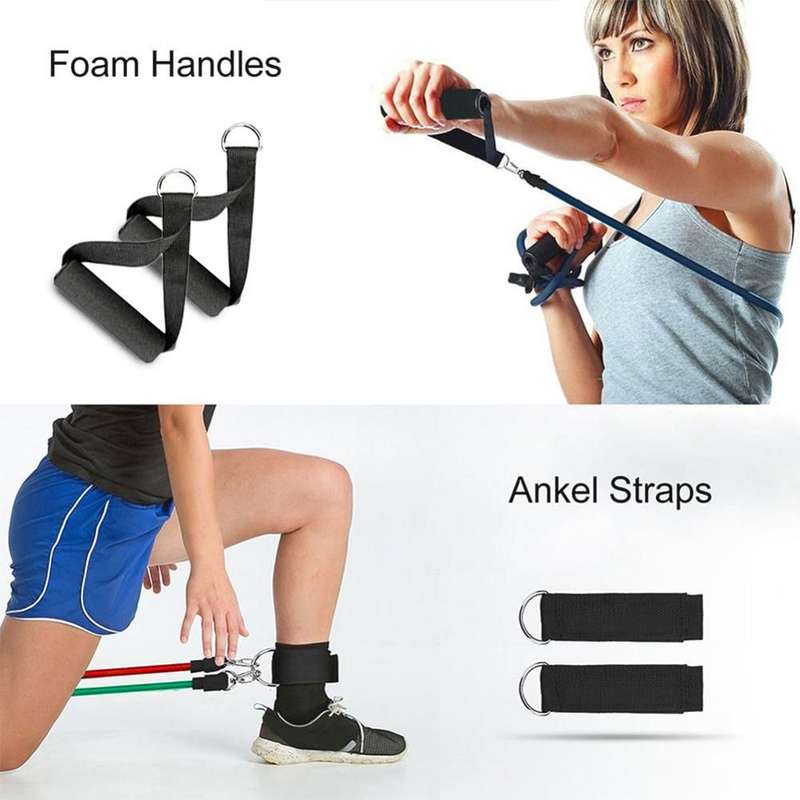 Resistance Bands 11 Piece Set (45KG)