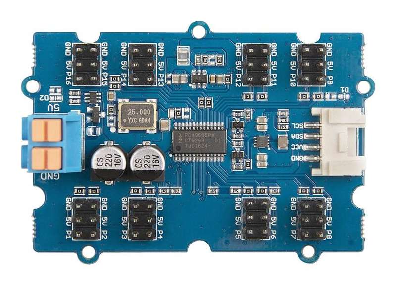 Seeed Studio (108020102) PWM Driver Board, with Cable, 16 Channel