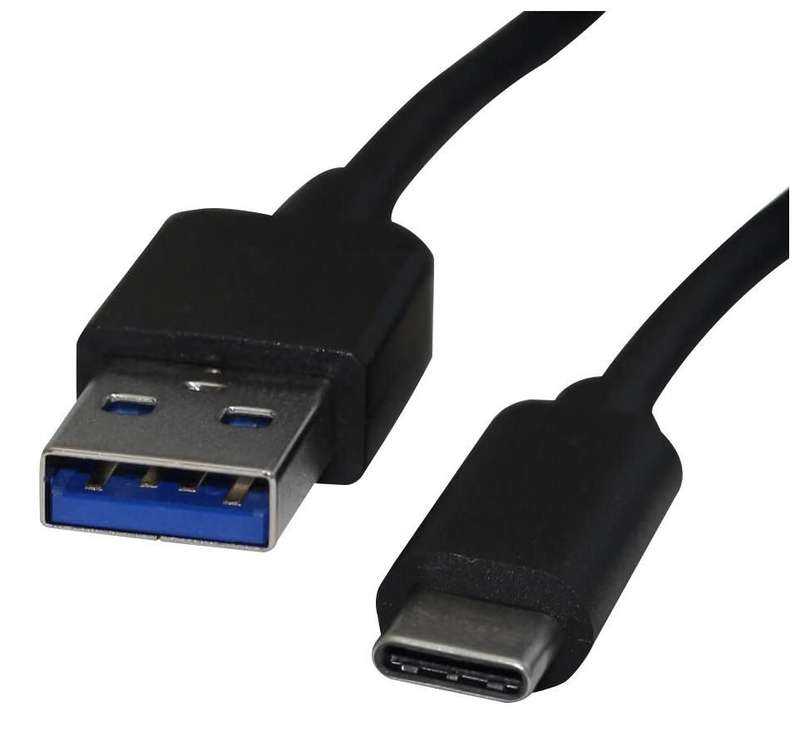 Videk (2562-1) USB Cable, Type A Plug to Type C Plug, 1 m