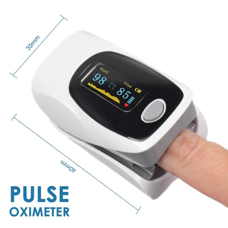 Vizia Pulse Oximeter Medical Finger Oxygen Level Monitor & Pulse Rate