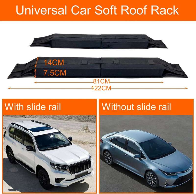 Soft Rack JG20375427 Roof Rack Black