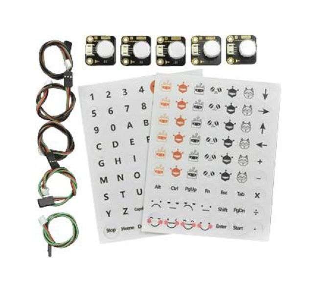 DFRobot (DFR0785) LED Button, 27 × 26.5 mm, PH2.0-3P, 3.3 V to 5 V