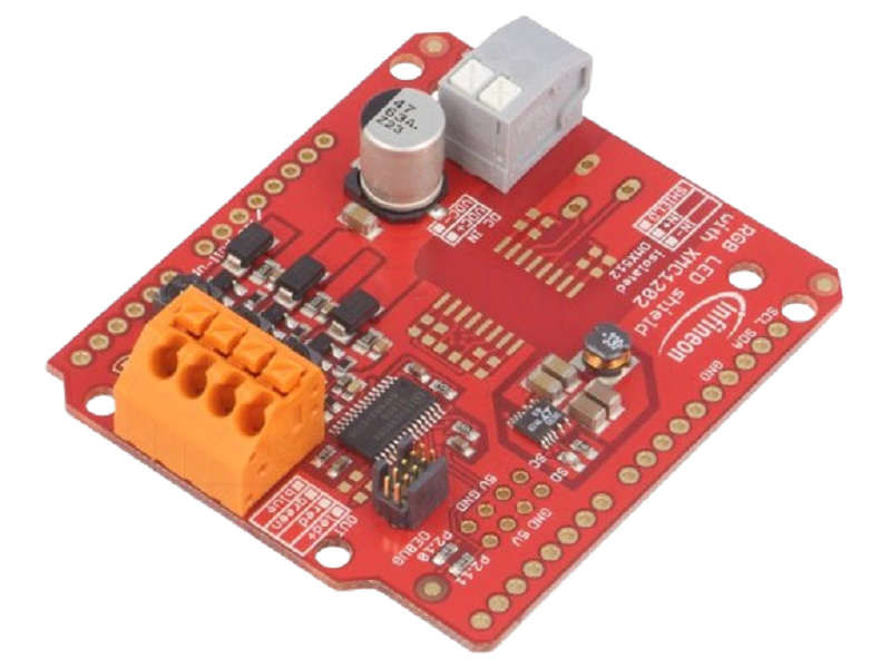 Infineon (KITLEDXMC1202AS01TOBO1) Evaluation Board, RGB LED Lighting Shield