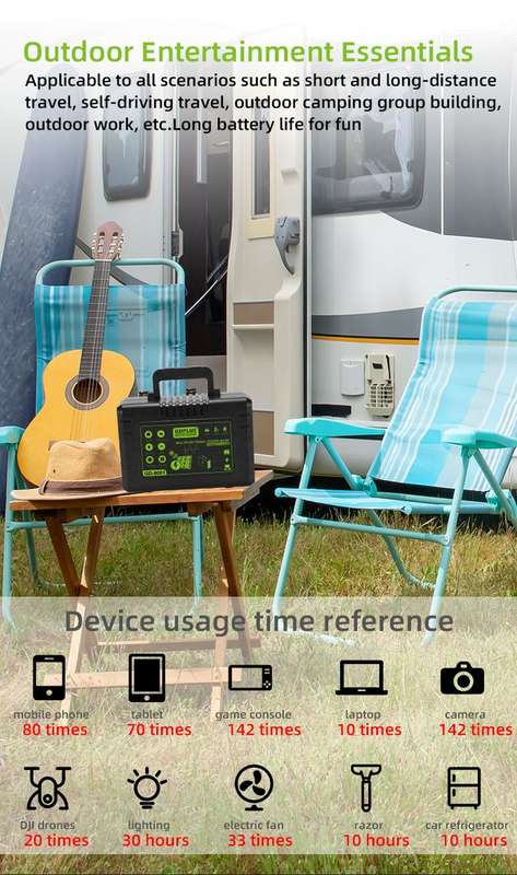 Ecomlight High-Quality 300W Mobile Energy Solar Power Supply