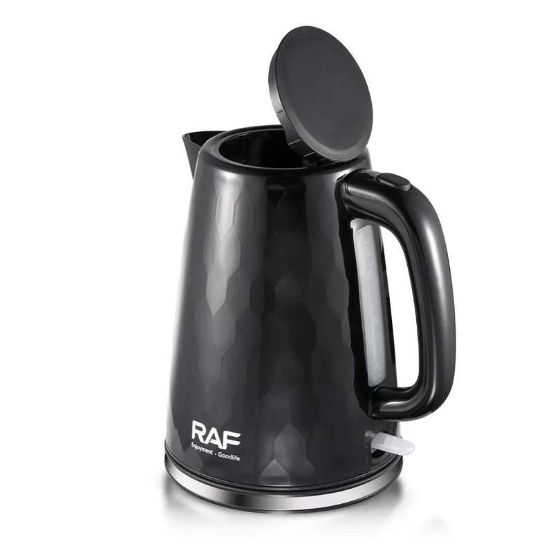 2-in-1 Breakfast Set with Electric Teapot and 2-Piece Toaster Combination