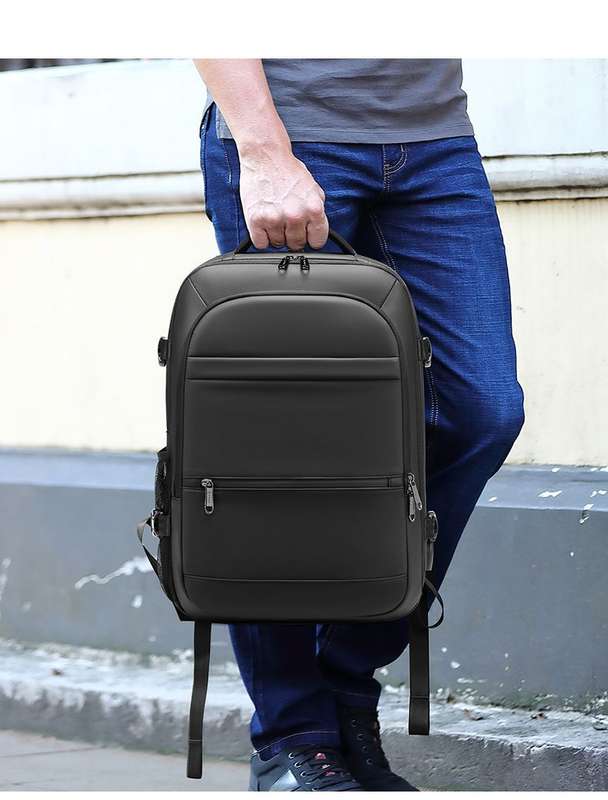 POSO EliteTravlr Mens Scalable Bag Laptop Backpack