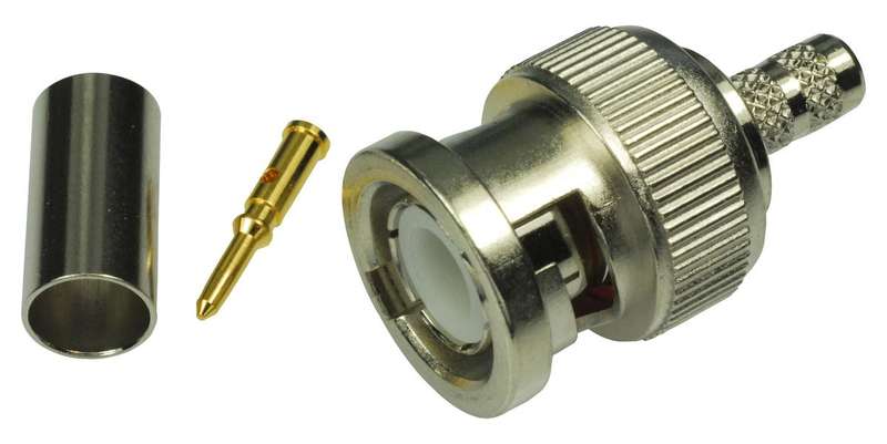 Amphenol (112514) RF / Coaxial Connector, BNC Coaxial, Straight Plug