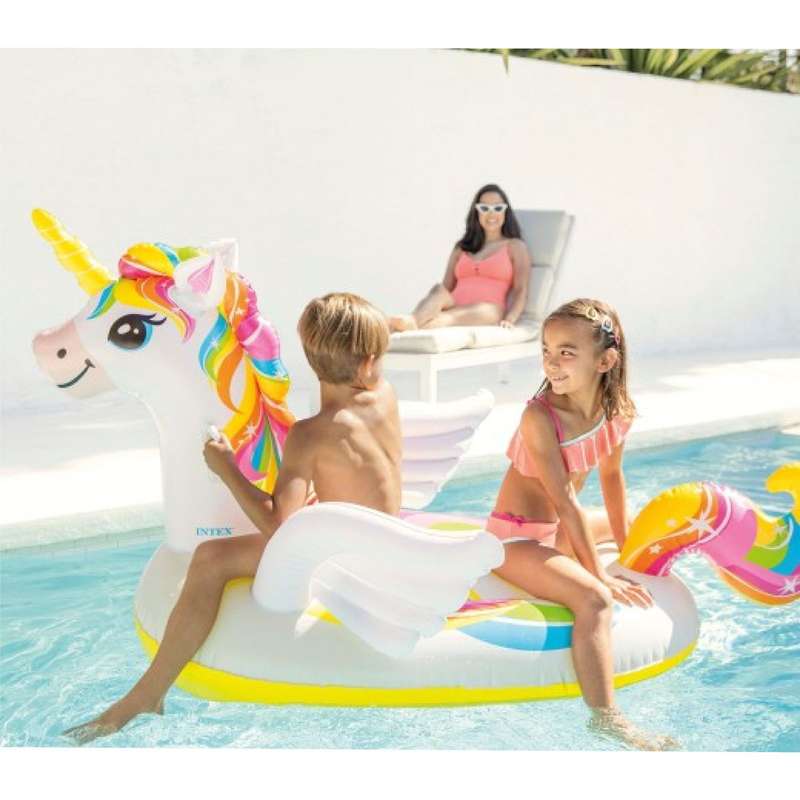 Intex Ride-On Unicorn Pool Float for Adults and Kids