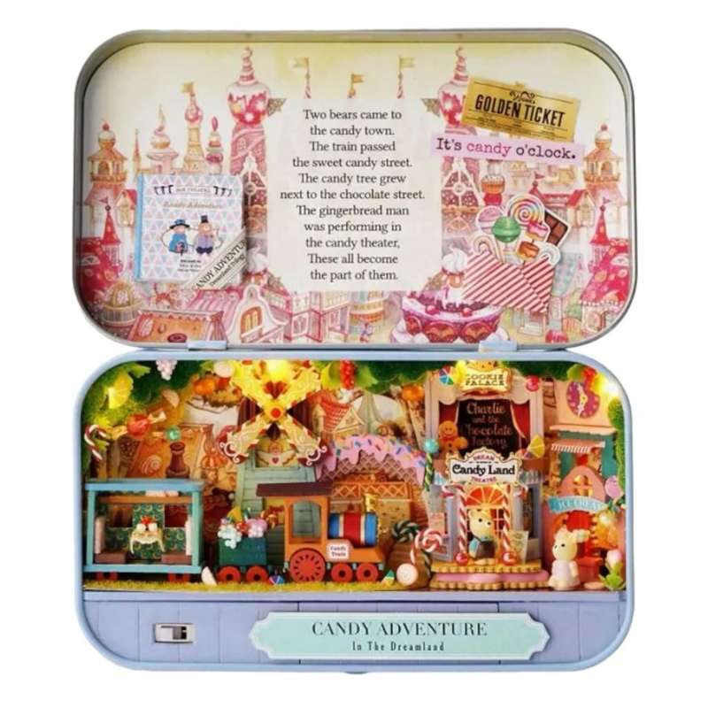 CUTEROOM DIY Miniature Box House - Candylicious Adventure