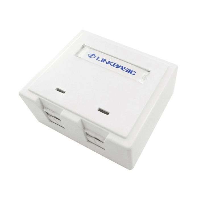 Network Cat6a Double Surface Mount Box
