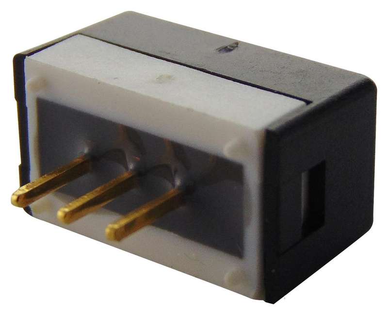 Multicomp Pro (6MS1S2M1RE) Slide Switch, SPDT, On-On, Through Hole