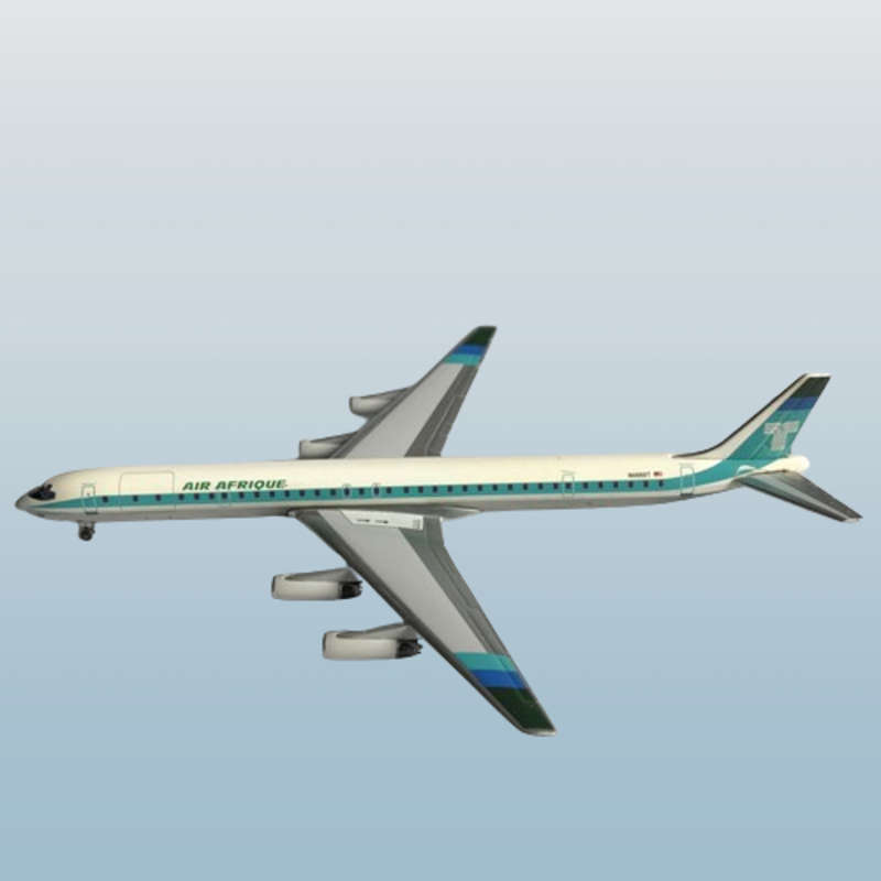 1:400 Scale, Air Afrique, Douglas DC-8, Diecast Display Aircraft Model