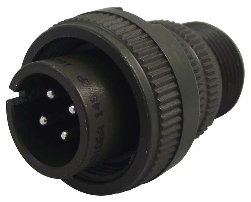Amphenol (MS3106A-14S2P) Circular Connector, 4 Contacts, Solder Pin