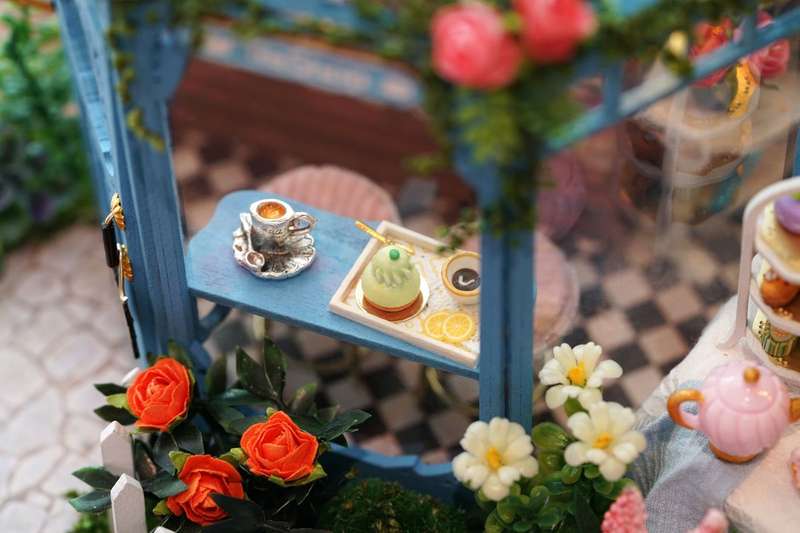 Cuteroom DIY Miniature House - Tea House Rose Garden