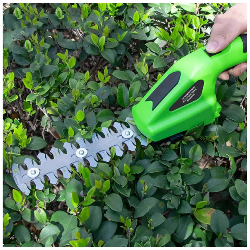 Dual-purpose rechargeable  electric fence shears
