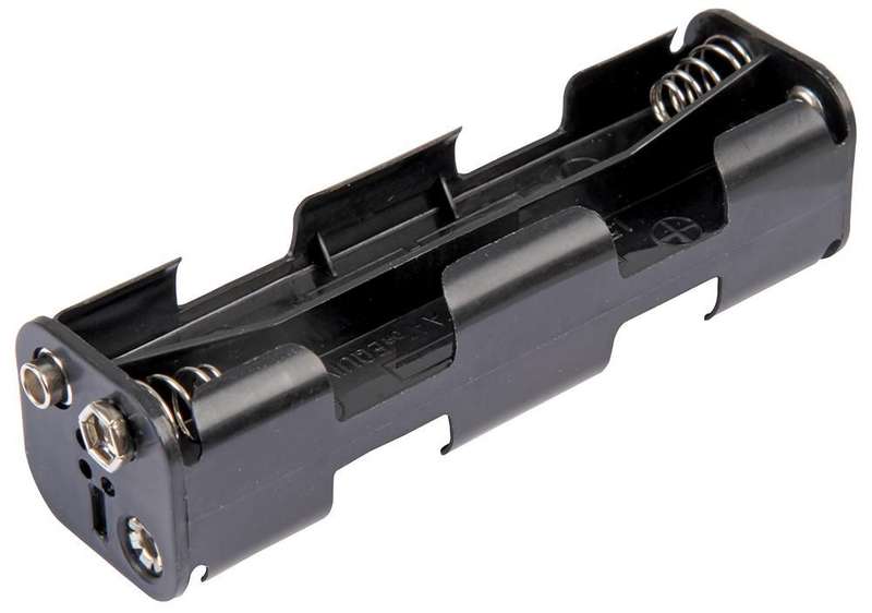 Multicomp Pro (MP000319) Battery Holder, Long, Snap, 8 x AA