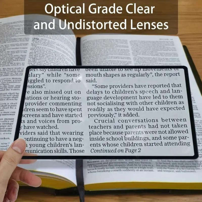 Portable Super Slim, High Power Magnifying Glass