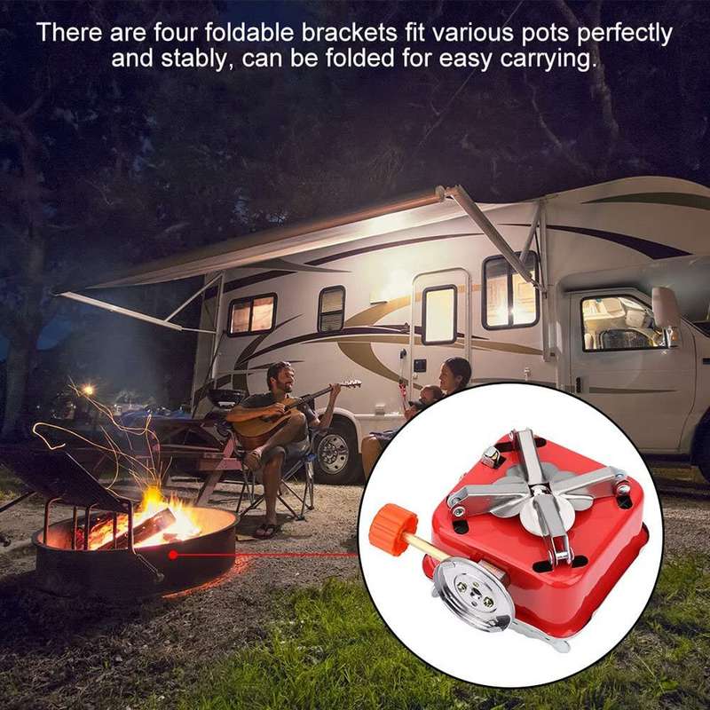 Foldable Ultralight Square Camping Stove for Camping & Hiking