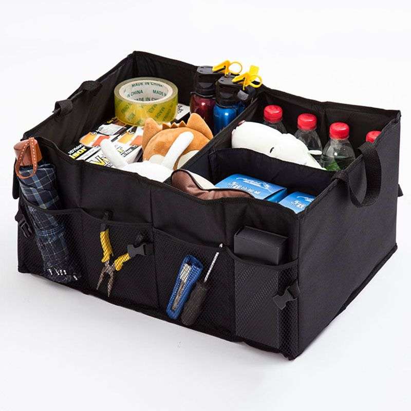 Multipurpose Folding Car Trunk Organizer Storage Box