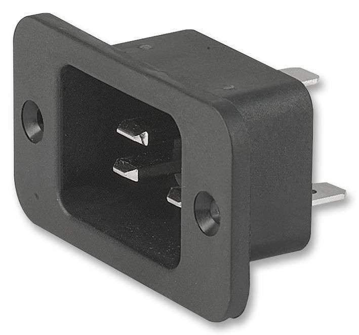 Schurter (4798.9200) IEC Power Connector, IEC C20 Inlet, 16 A, 250 VAC
