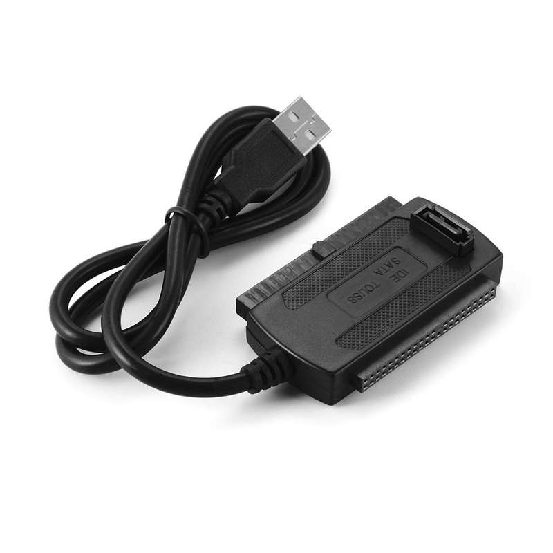 Techme USB 2.0 To IDE and USB To SATA SATA/IDE Converter Adaptor Cable - OPEN BOX