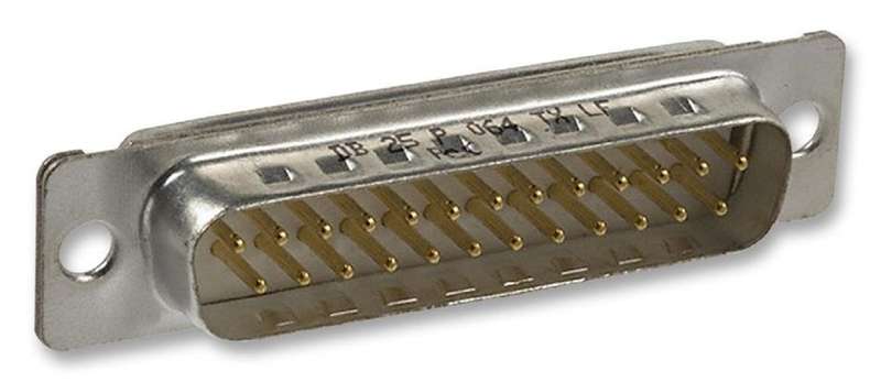 Amphenol (DB25P064TXLF) D Sub Connector, Plug, FCI D, 25 Contacts