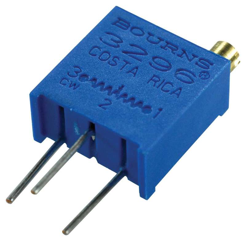 Bourns (3296Y-1-302LF) Trimpot, Multi Turn, Cermet, Top Adjust, 3 kohm