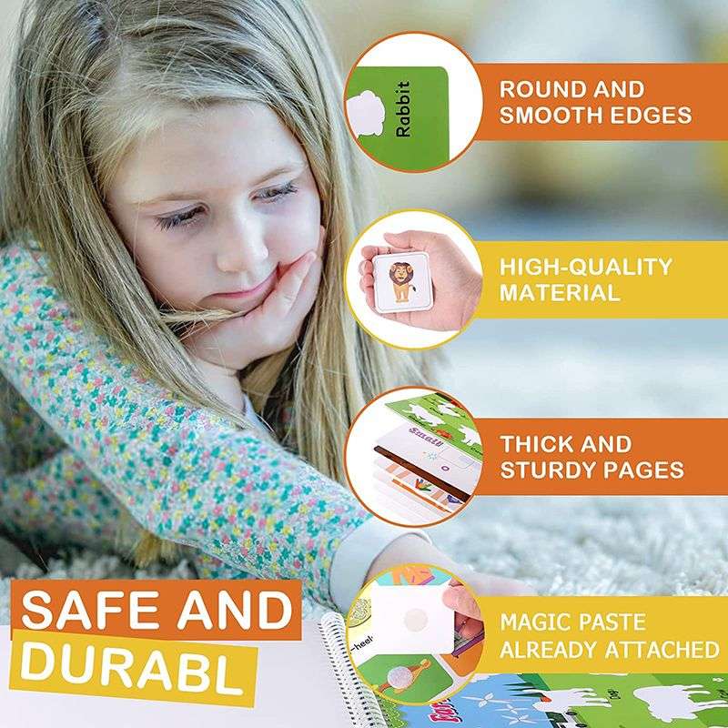 Busy Book Preschool Learning Toys Activity Book For Kids