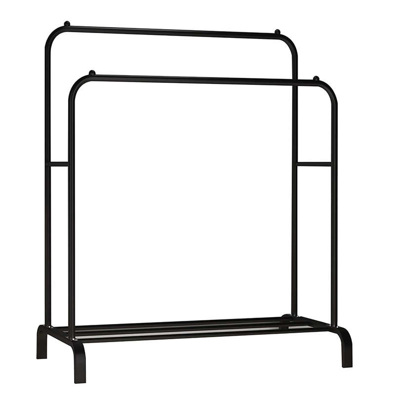 Double Rail Clothes & Shoes Storage Rack