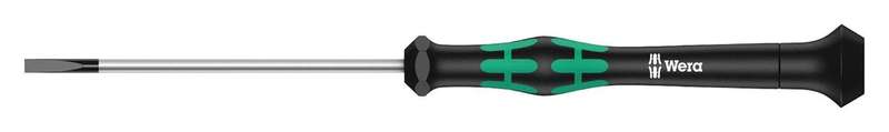 Wera (118010) Screwdriver, Slotted, Precision, 80mm Blade, 3mm Tip