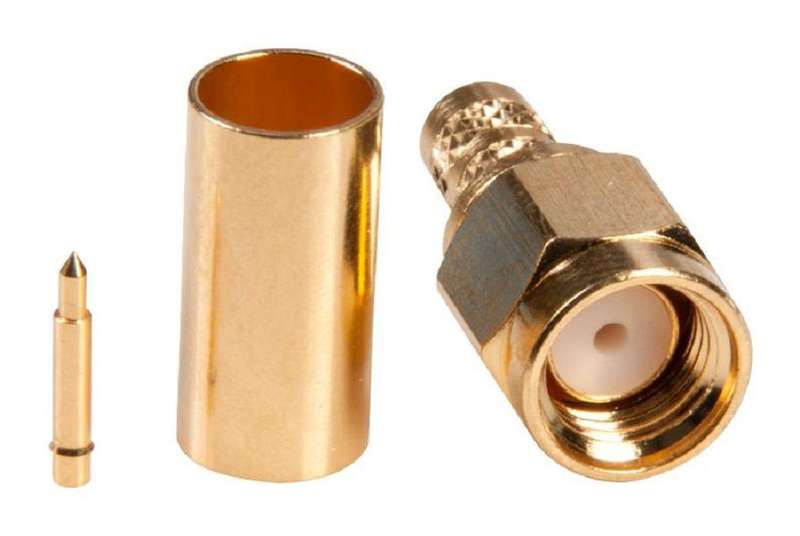 Amphenol (132195) RF / Coaxial Connector, SMA Coaxial, Straight Plug