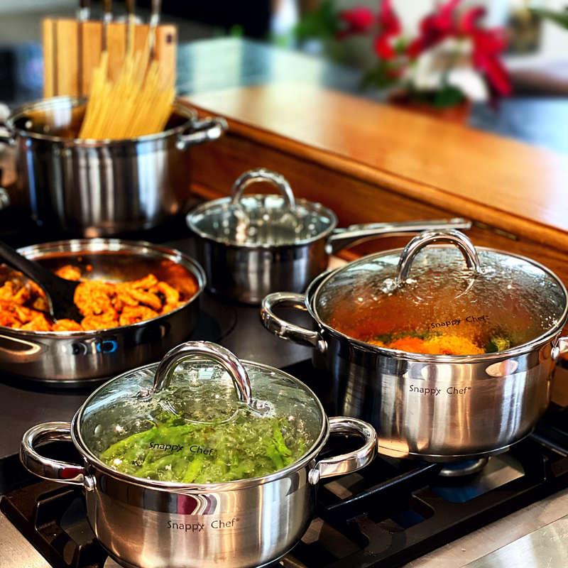 Snappy Chef 12pc Supreme Cookware Set