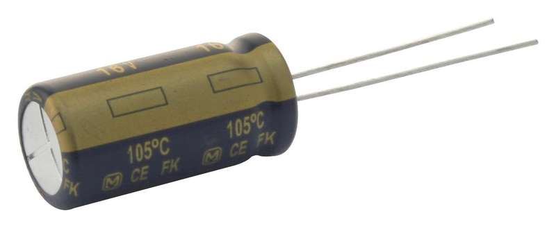 Panasonic (EEUFK1C102) Electrolytic Capacitor, 1000 µF, 16 V