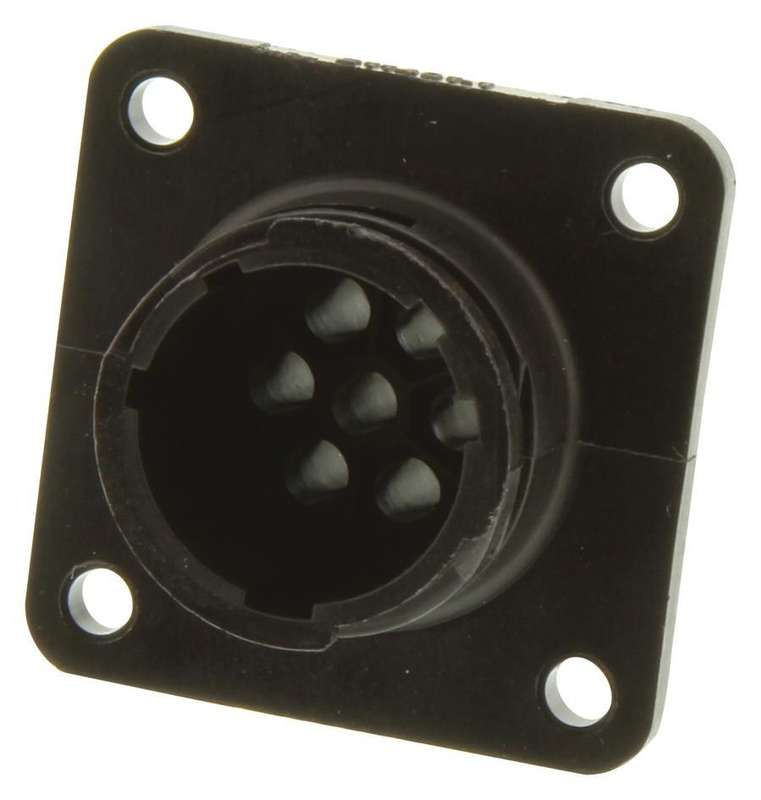 TE Connectivity (211401-1) Circular Connector, Receptacle, 7 Contacts