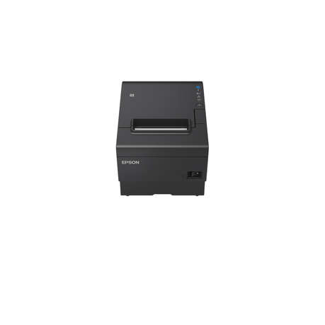Epson TM-T88VII Thermal Printer (132): USB, Ethernet, PoweredUSB, Black