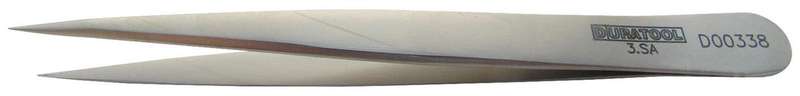 Multicomp (D00338) Tweezer, Type 03 SA, Flat, 120 mm, Stainless Steel Body